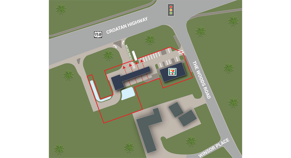 6100 N Croatan Hwy, Kitty Hawk, NC for sale - Building Photo - Image 2 of 4