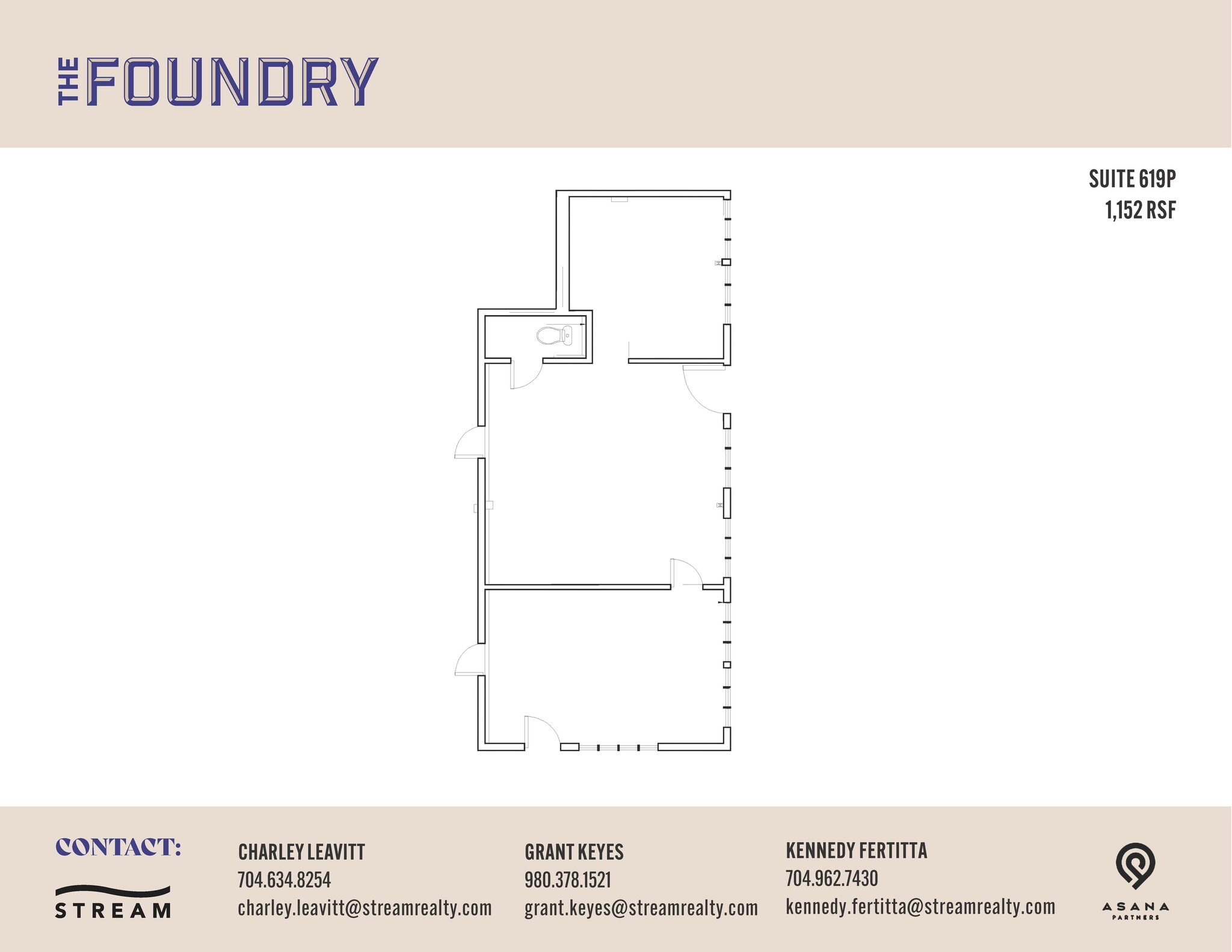619 S Cedar St, Charlotte, NC for lease Floor Plan- Image 1 of 1