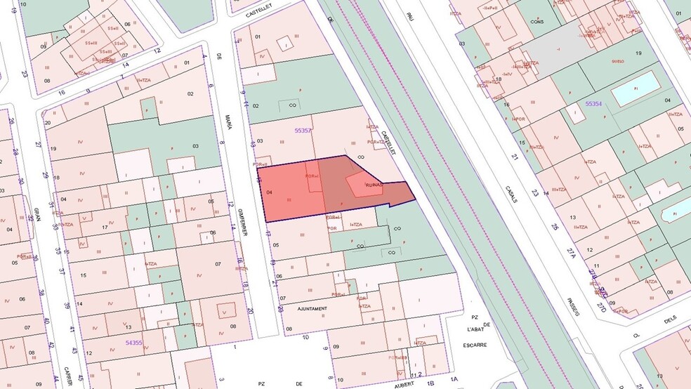 Carrer Maria Gimferrer, 15, Sant Vicenç de Castellet, Barcelona for sale - Plat Map - Image 2 of 2