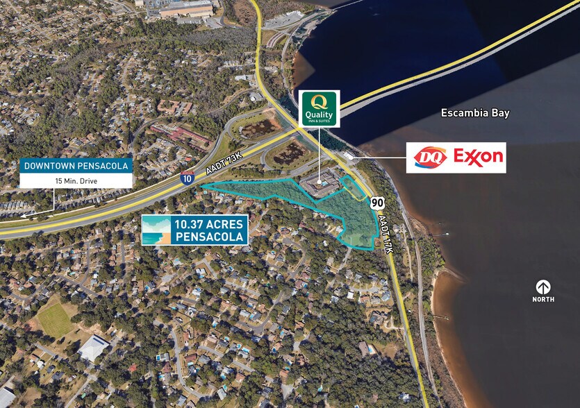 7575 Scenic Hwy, Pensacola, FL à vendre - Photo du bâtiment - Image 2 de 9