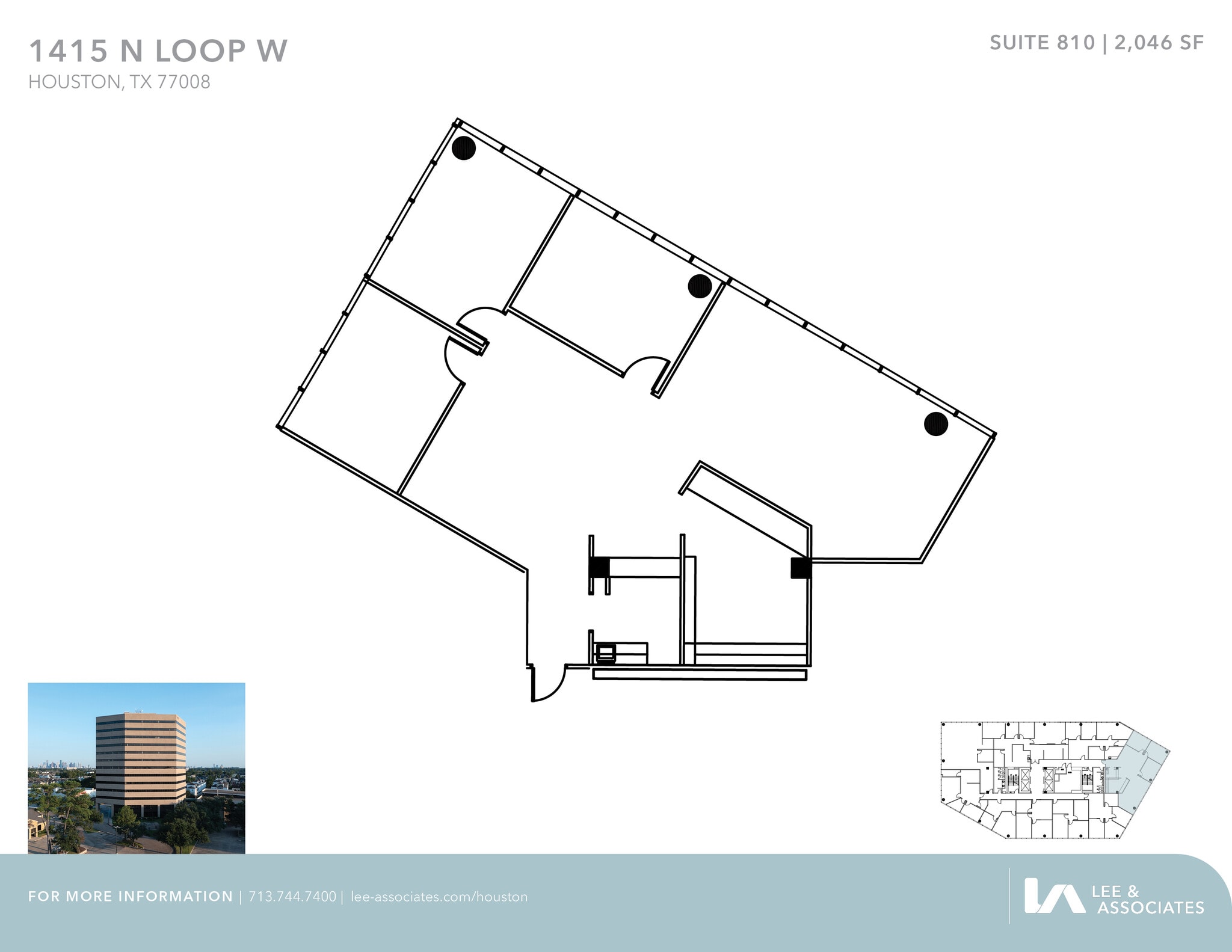 1415 North Loop W, Houston, TX for lease Floor Plan- Image 1 of 1