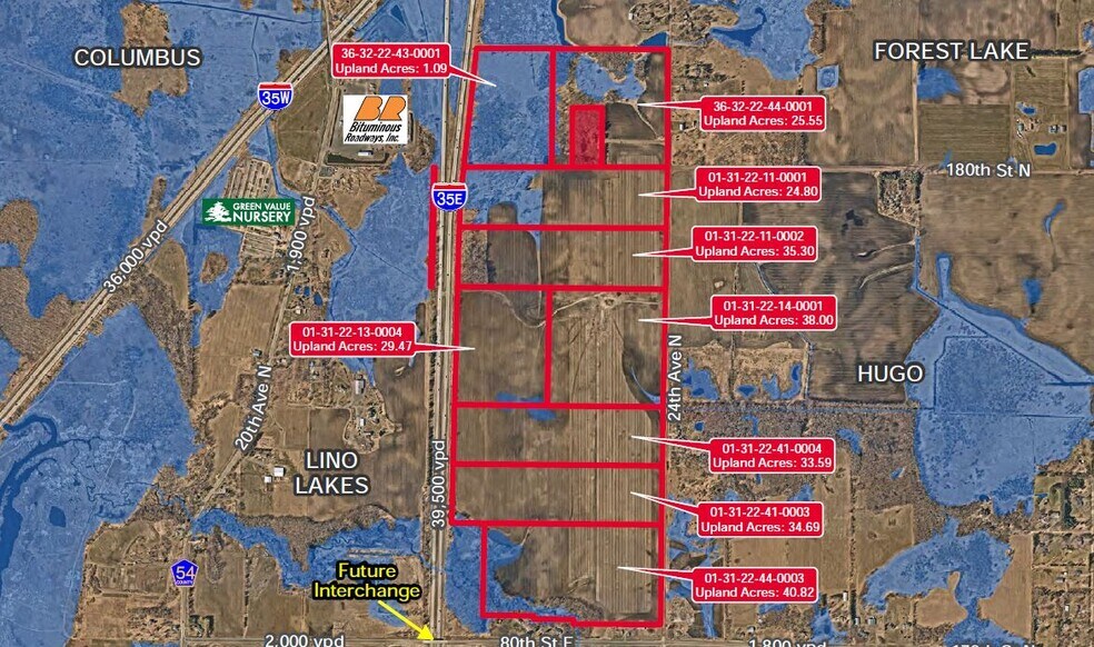 I-35 E & 80th St E, Columbus, MN for sale - Building Photo - Image 1 of 1