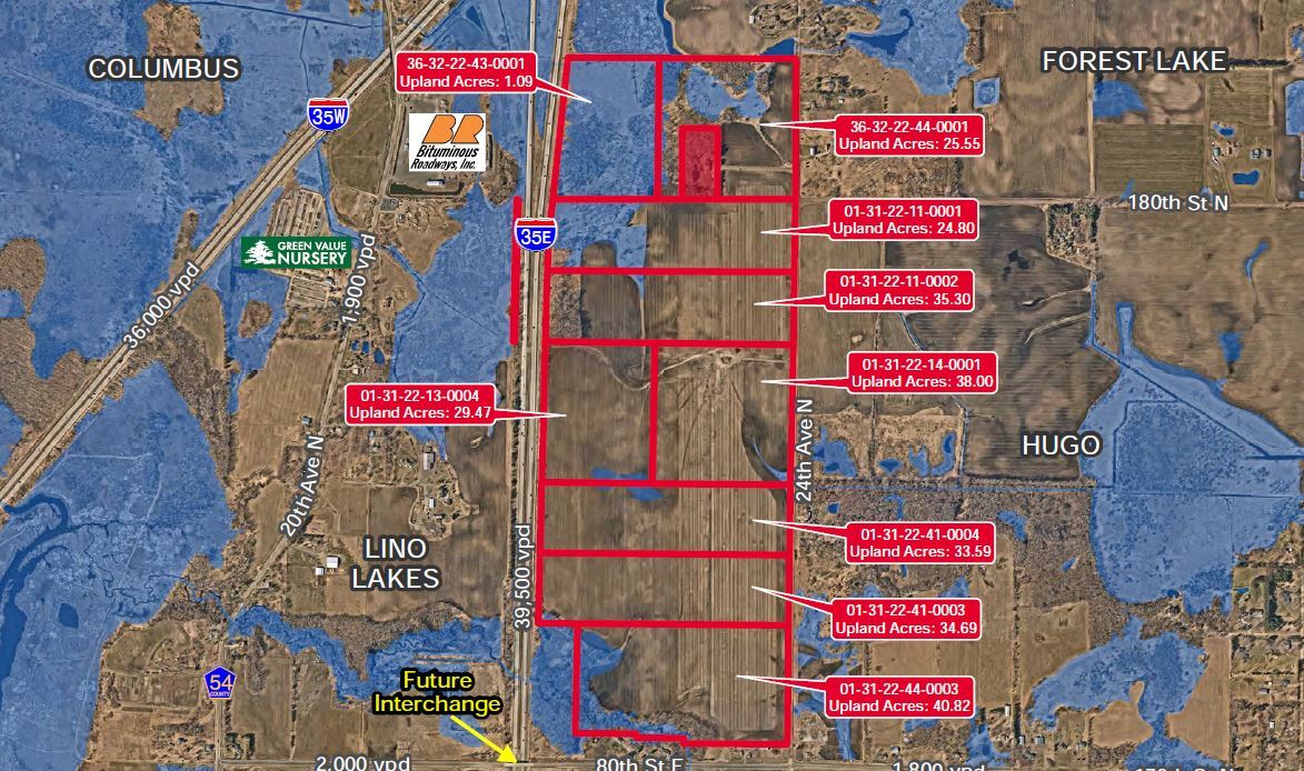 I-35 E & 80th St E, Columbus, MN for sale Building Photo- Image 1 of 2