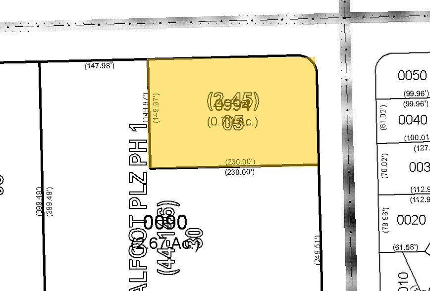 9834-9850 Sandalfoot Blvd, Boca Raton, FL à louer - Plan cadastral - Image 2 de 12