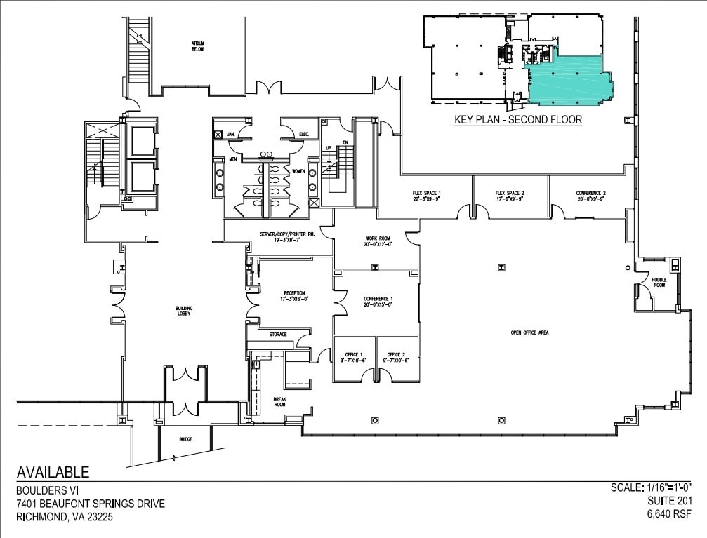 7501 Boulder View Dr, North Chesterfield, VA for lease Floor Plan- Image 1 of 1