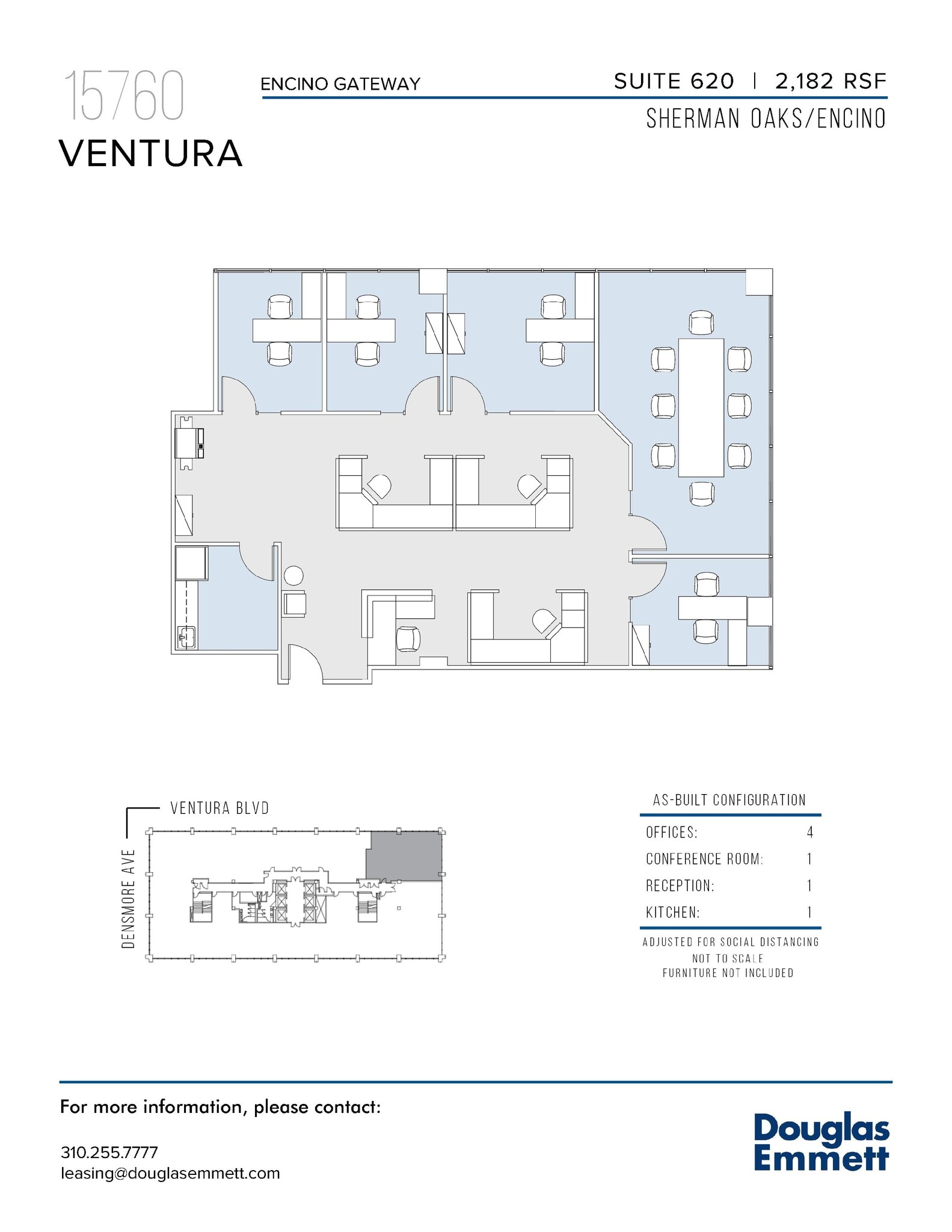 15760 Ventura Blvd, Encino, CA for lease Floor Plan- Image 1 of 1