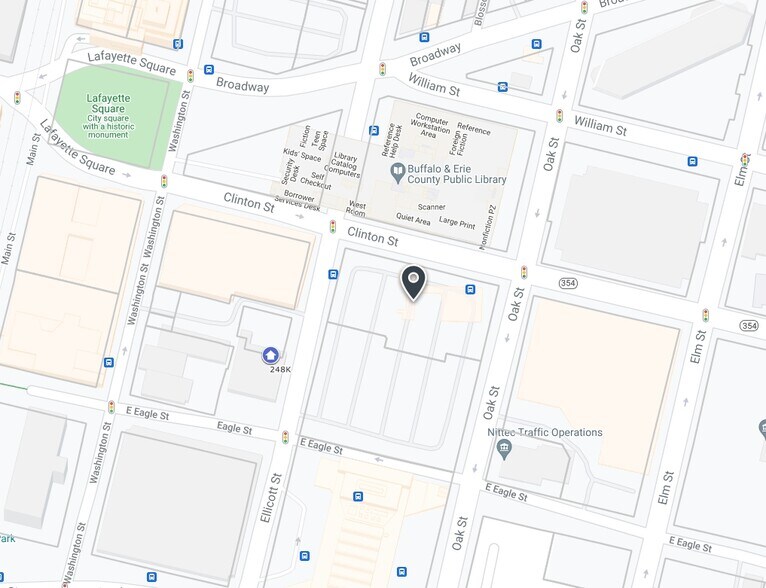 225 Ellicott St, Buffalo, NY à louer - Plan cadastral - Image 2 de 2