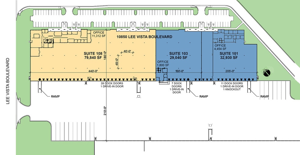 Vista East Pky, Orlando, FL à louer - Plan de site - Image 2 de 2