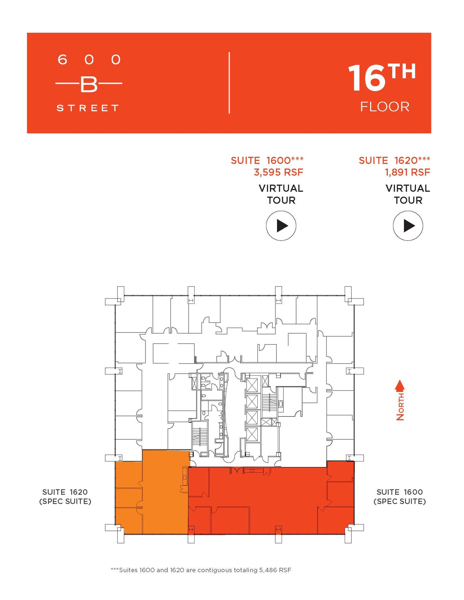 600 B St, San Diego, CA à louer Plan d  tage- Image 1 de 1