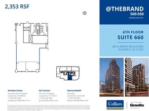500-550 N Brand Blvd, Glendale, CA for lease Floor Plan- Image 1 of 1