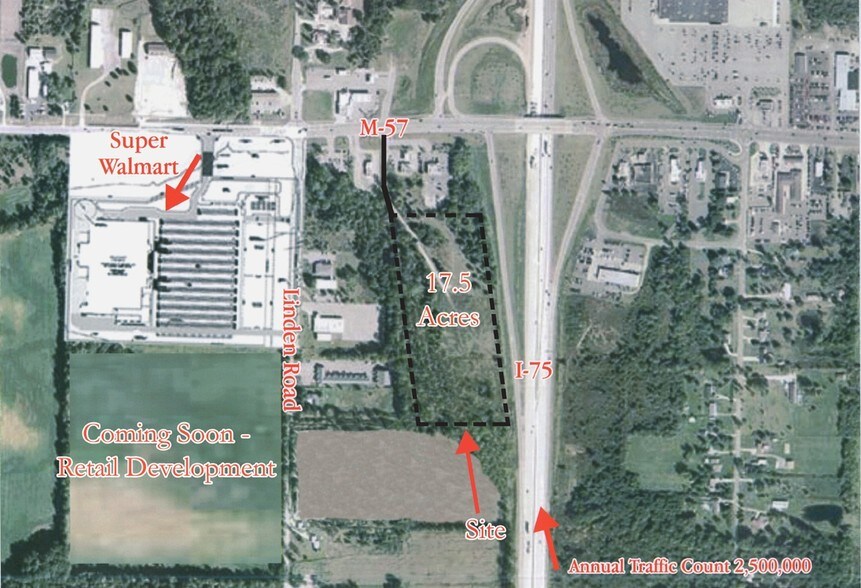 I-75, Clio, MI à vendre - Photo principale - Image 1 de 1