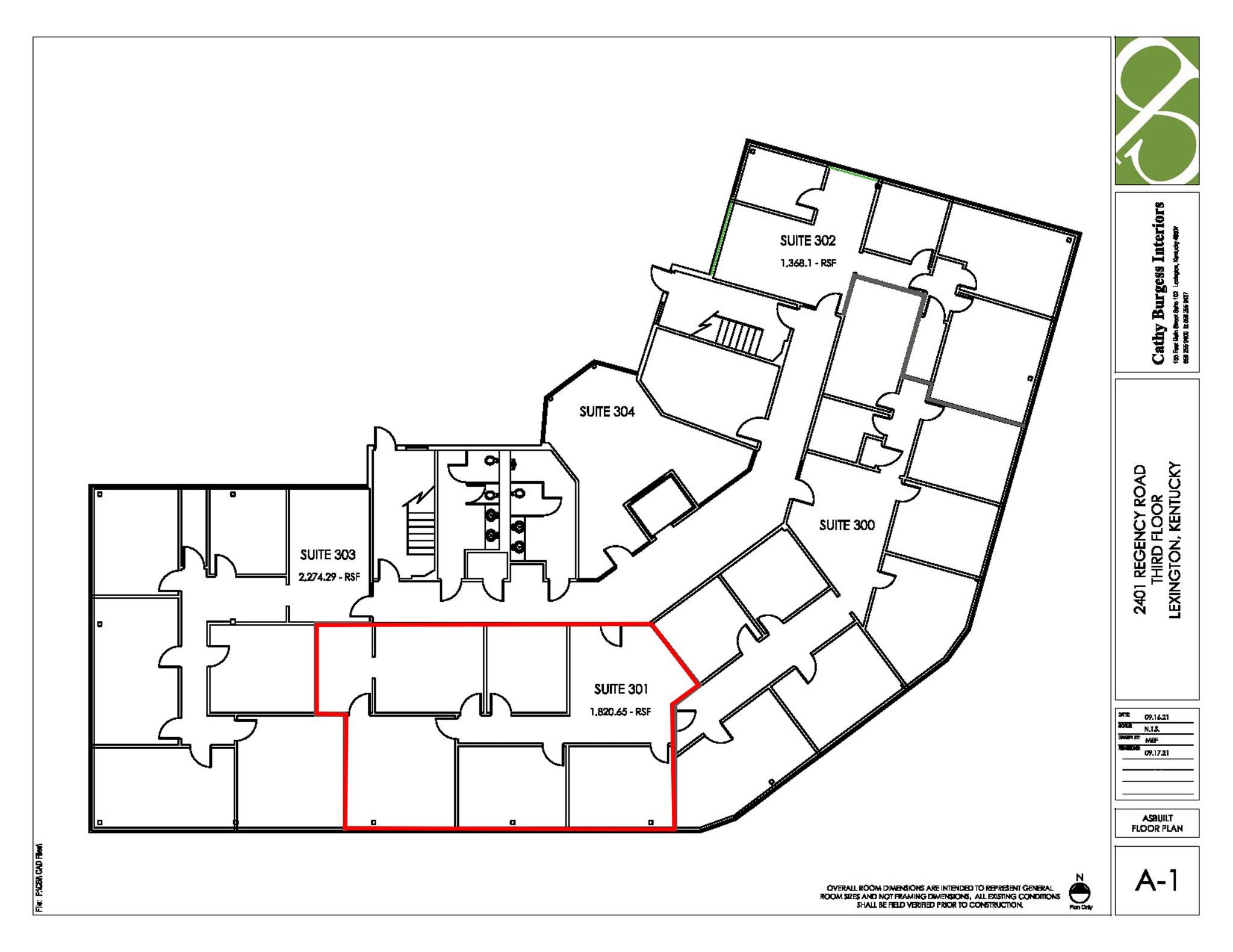 2401 Regency Rd, Lexington, KY for lease Floor Plan- Image 1 of 1