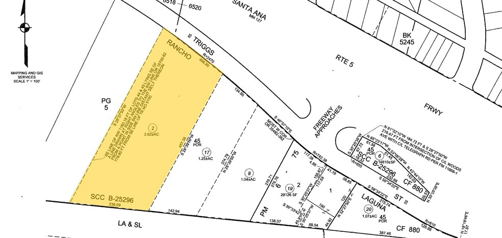 5100 Triggs St, Commerce, CA for sale - Plat Map - Image 2 of 2