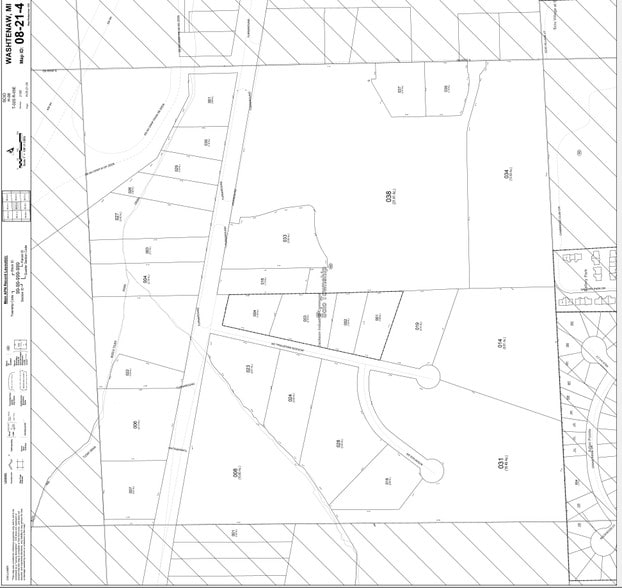 5949 Jackson Rd, Ann Arbor, MI for lease - Plat Map - Image 2 of 9