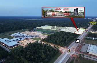 11510 FM 1488 Rd, Magnolia, TX - Aerial  map view