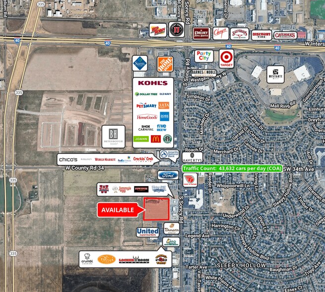 Soncy Rd & Anton Kuster Ave, Amarillo, TX à vendre - Photo du bâtiment - Image 2 de 3