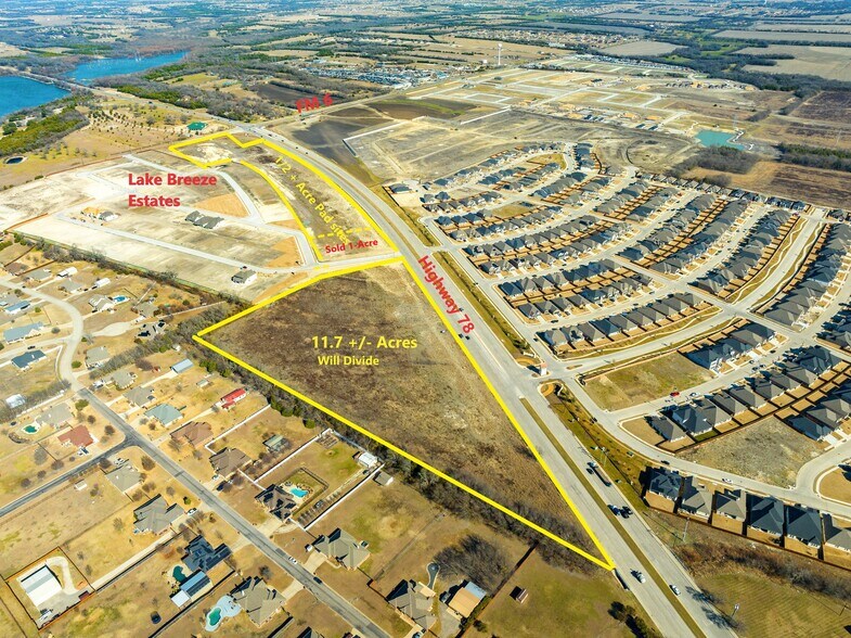 Highway 78, Lavon, TX à vendre - Aérien - Image 2 de 5