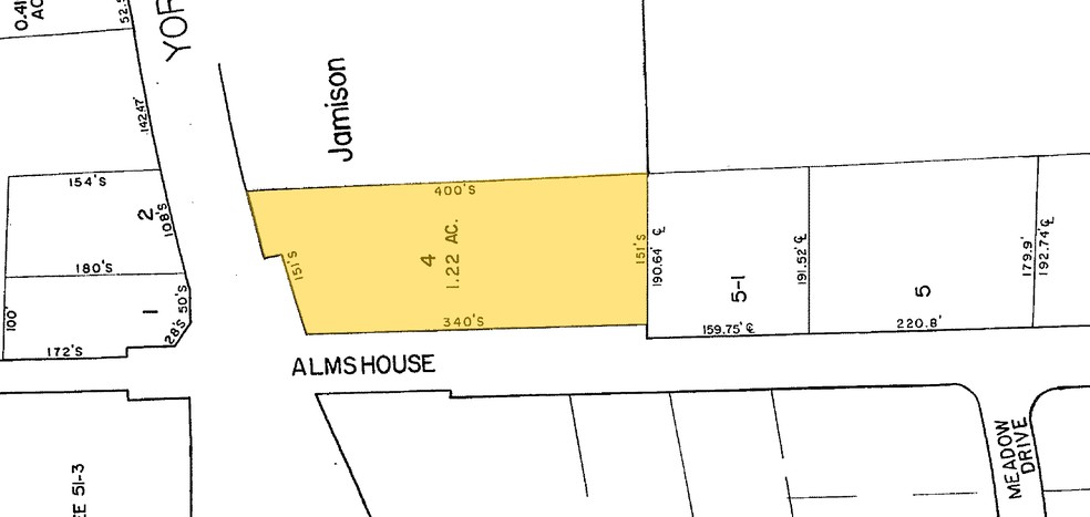 2201 York Rd, Jamison, PA for lease - Plat Map - Image 3 of 4