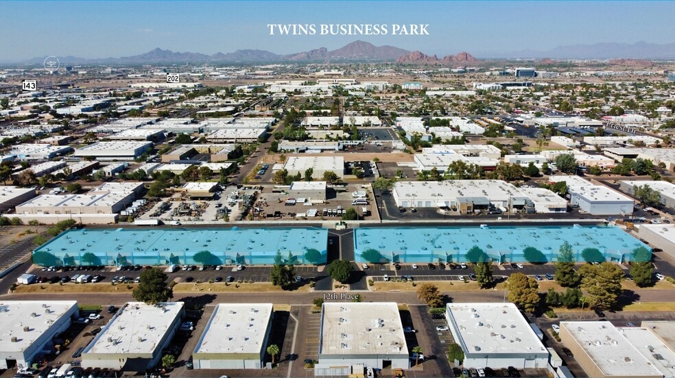 1430-1454 W 12th Pl, Tempe, AZ for lease - Aerial - Image 1 of 8