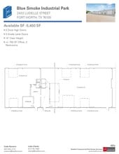 2402-2404 Blue Smoke Ct, Fort Worth, TX for lease Floor Plan- Image 1 of 1