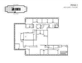 PENN 1, New York, NY à louer Plan d’étage- Image 2 de 2