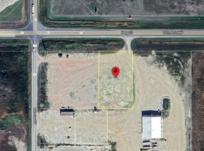 U.S. 52 Hwy, Lignite, ND - Aerial map view