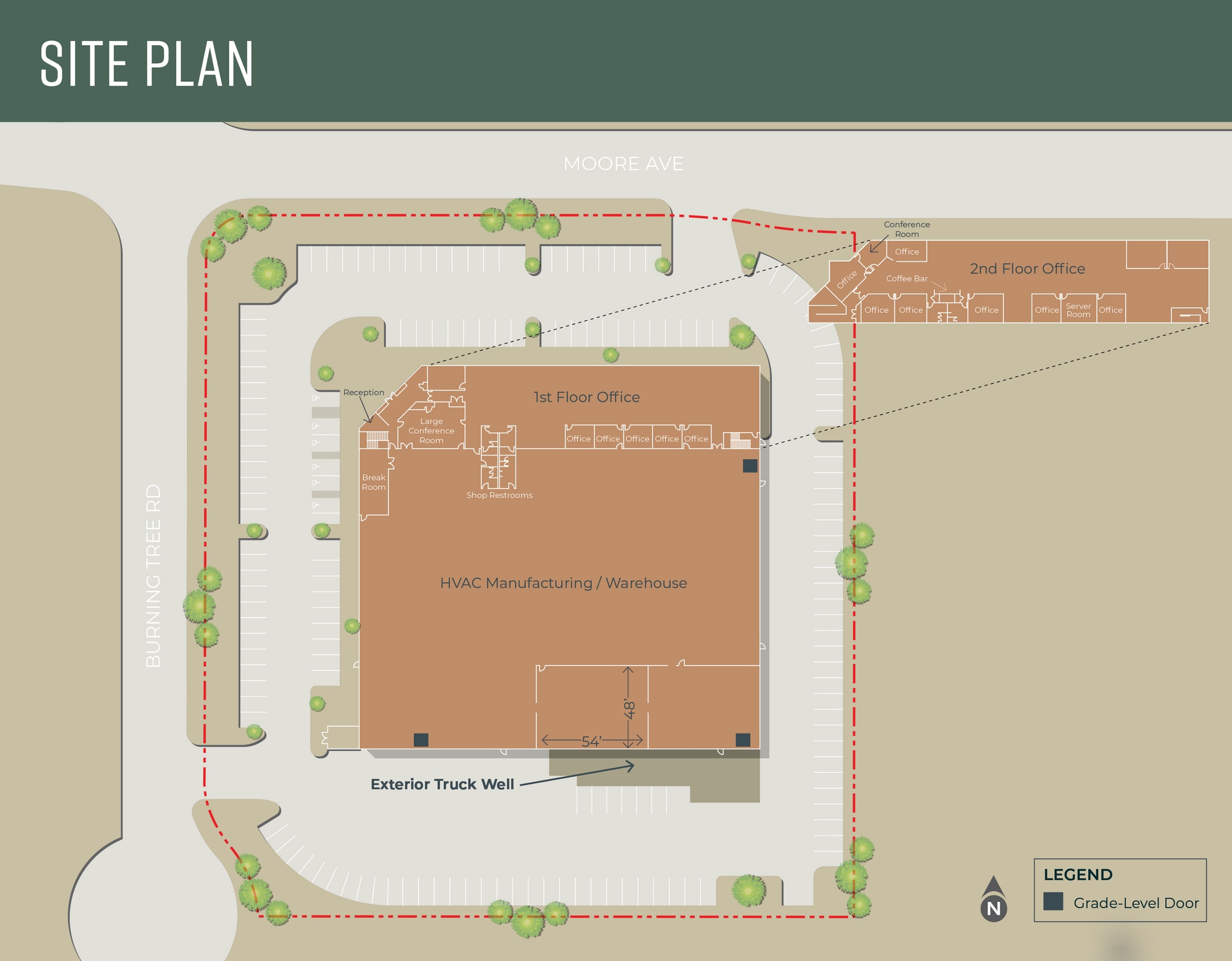 550 Burning Tree Rd, Fullerton, CA for lease Site Plan- Image 1 of 5