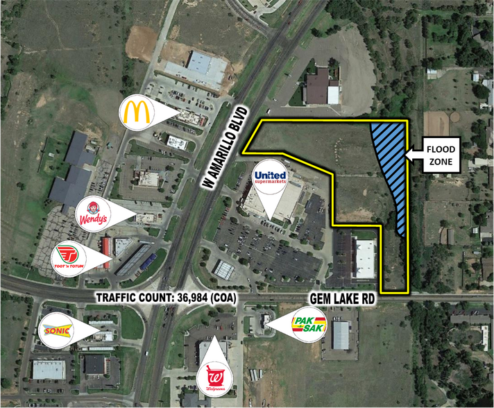 5551 Amarillo Blvd W, Amarillo, TX for sale - Building Photo - Image 2 of 2