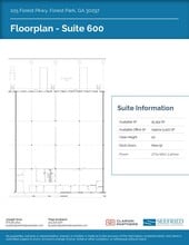 105 Forest Pky, Forest Park, GA for lease Floor Plan- Image 2 of 2