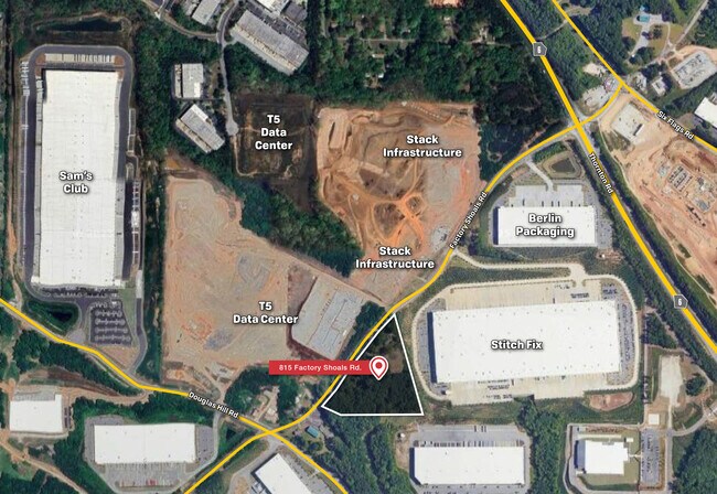 More details for 815 Factory Shoals Rd, Lithia Springs, GA - Land for Sale