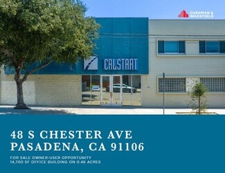 Plus de détails pour 48 S Chester Ave, Pasadena, CA - Bureau à vendre