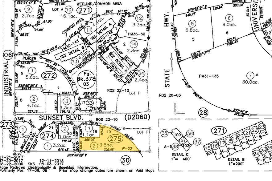 3815 S Loop Rd, Rocklin, CA à vendre - Plan cadastral - Image 2 de 2