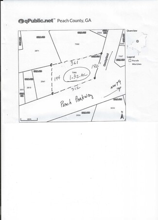 Plus de détails pour 7088 Moseley Rd, Fort Valley, GA - Terrain à vendre