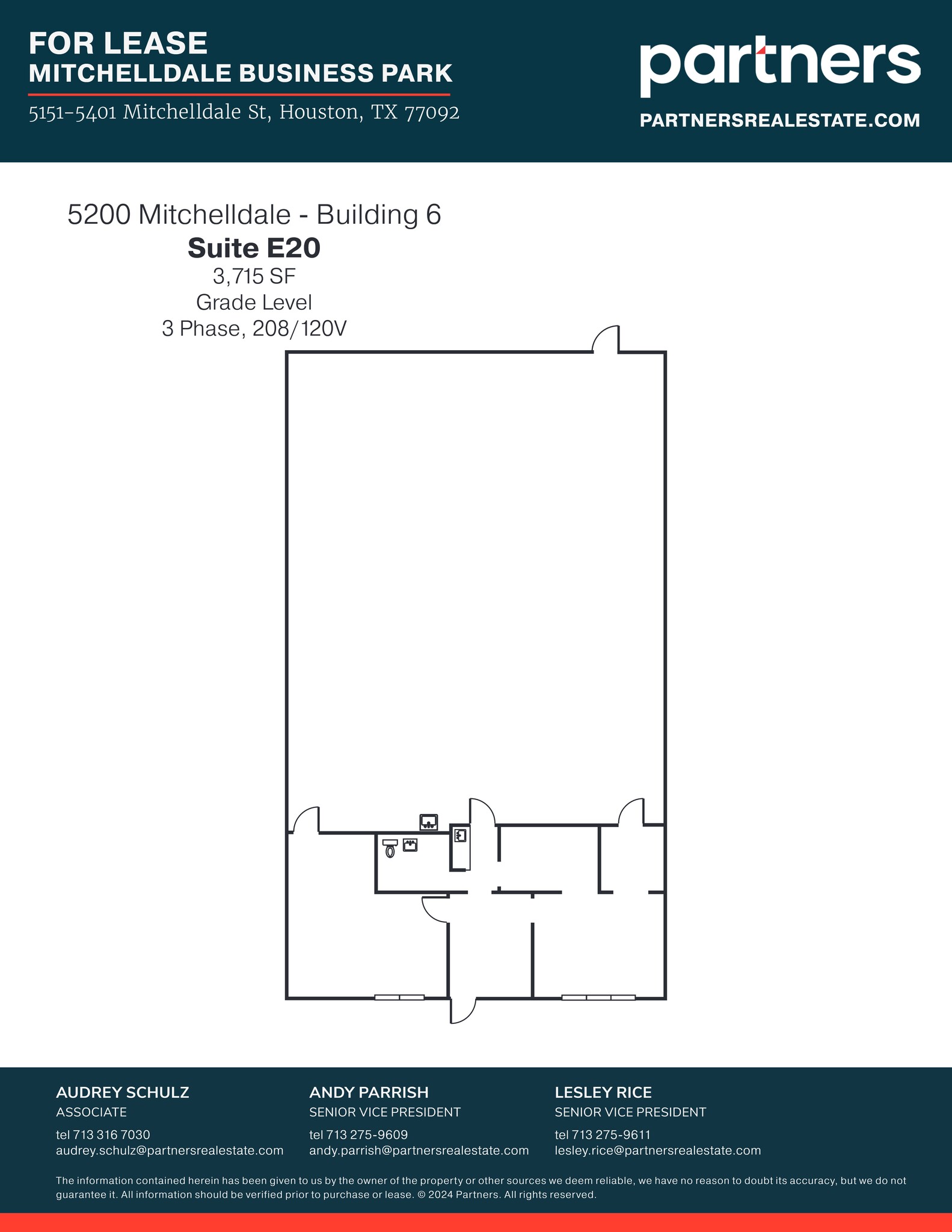 5151 Mitchelldale St, Houston, TX à louer Plan de site- Image 1 de 1