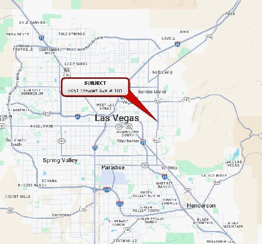 5051 Stewart Ave, Las Vegas, NV à louer - Photo du bâtiment - Image 3 de 6