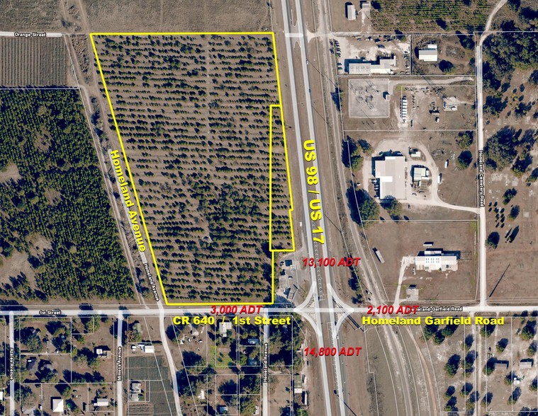 US Hwy 640 & US 17, Bartow, FL for sale - Primary Photo - Image 1 of 1