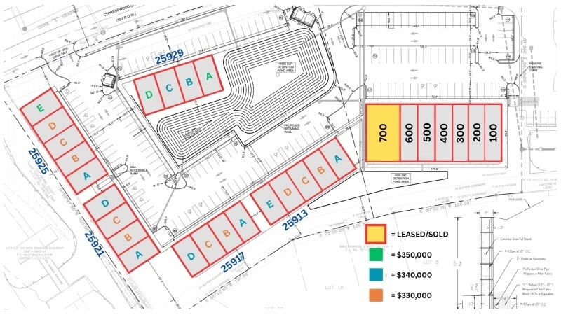 25913-25929 Cypresswood Dr, Spring, TX for lease Site Plan- Image 1 of 1