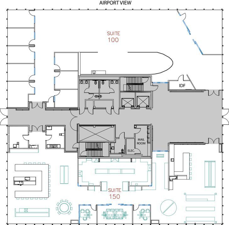18600 MacArthur Blvd, Irvine, CA à louer Plan d’étage- Image 1 de 1