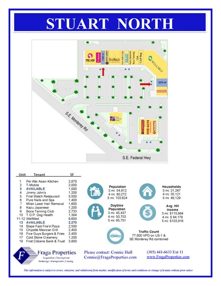 2101-2189 SE Federal Hwy, Stuart, FL for lease - Site Plan - Image 3 of 4