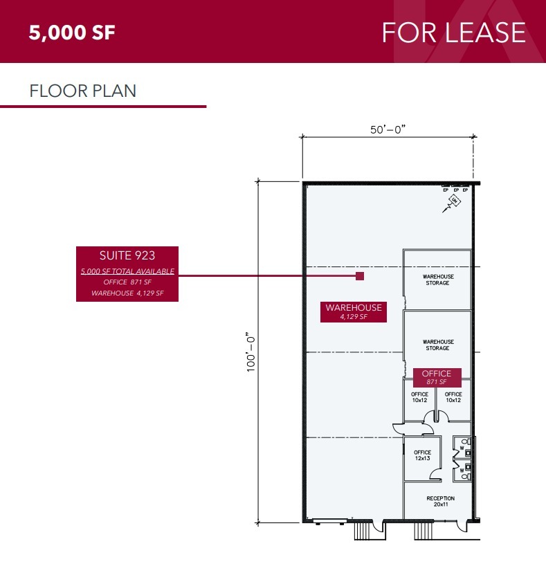 923-935 E Avenue J, Grand Prairie, TX for lease Floor Plan- Image 1 of 1