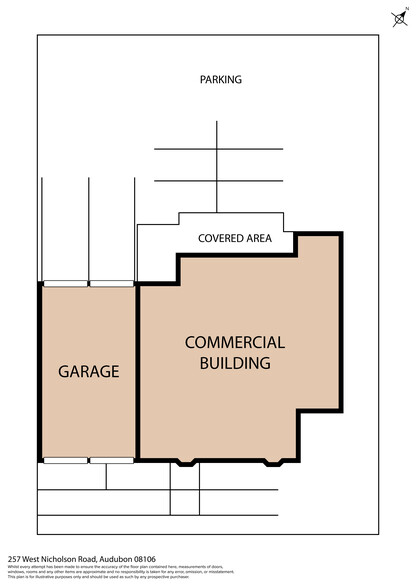 257 W Nicholson Rd, Audubon, NJ à vendre - Plan d  tage - Image 1 de 3