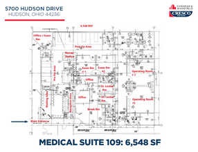 5700 Darrow Rd, Hudson, OH à louer Plan d  tage- Image 1 de 1