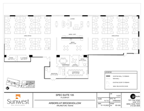 2201 E Lamar Blvd, Arlington, TX for lease Floor Plan- Image 1 of 3