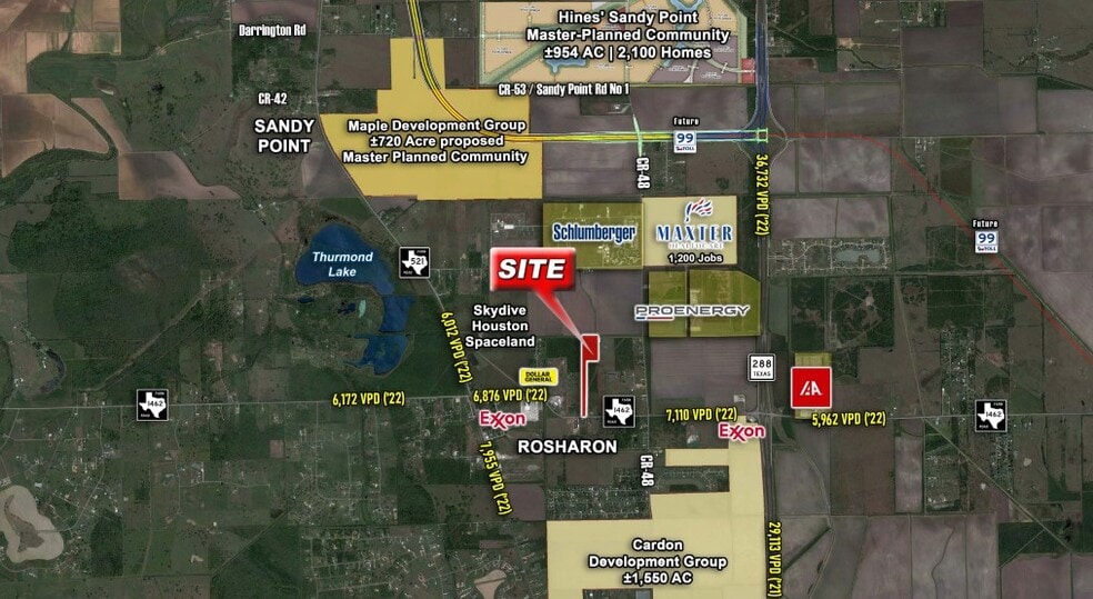 FM-1462 West of SH-288, Rosharon, TX for sale - Building Photo - Image 2 of 2