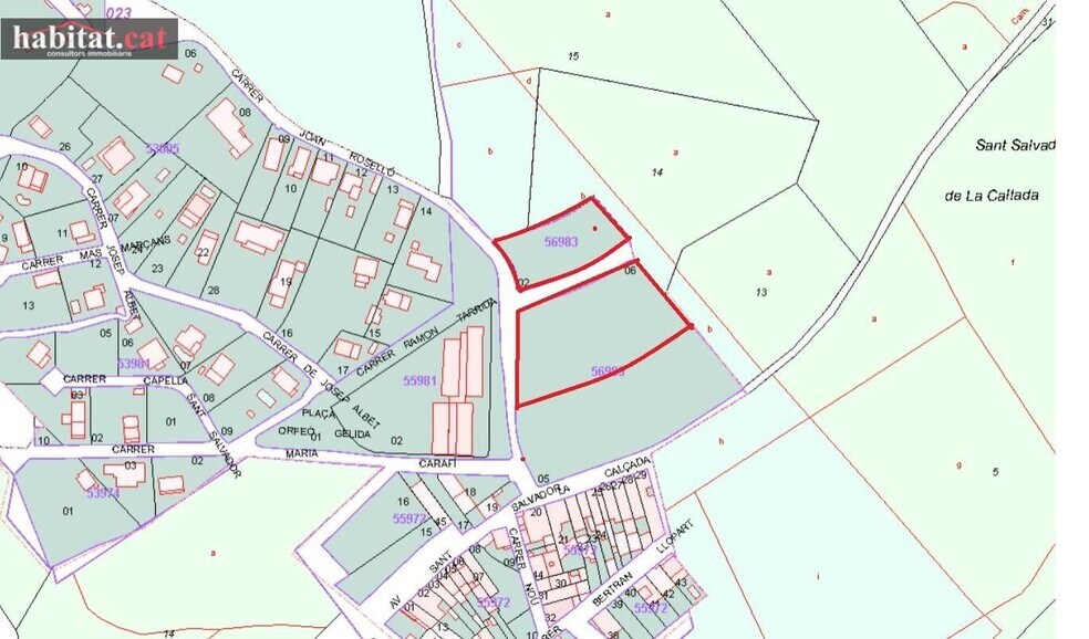 Sant Salvador de la Calçada portefeuille de 2 propriétés à vendre sur LoopNet.ca - Plan cadastral - Image 3 de 3