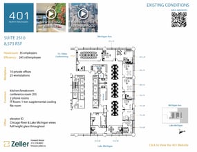401 N Michigan Ave, Chicago, IL for lease Floor Plan- Image 1 of 2