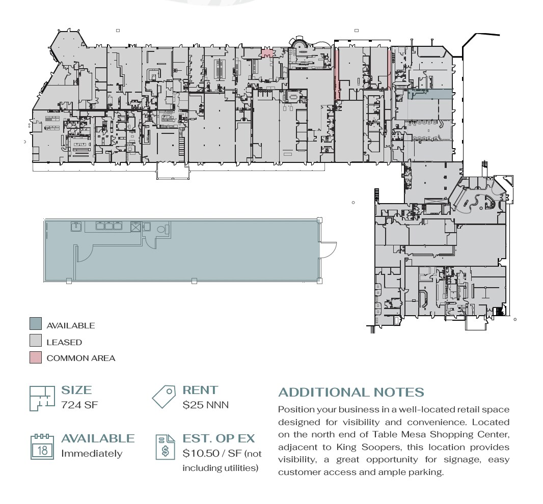 601-695 S Broadway St, Boulder, CO for lease Floor Plan- Image 1 of 3
