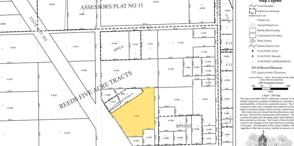 609 S Fir Ave, Deer Park, WA à vendre - Plan cadastral - Image 3 de 9