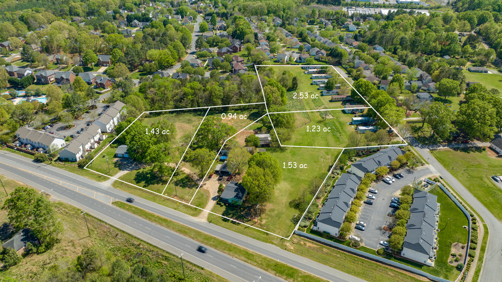 4145 Davidson Hwy, Concord, NC for sale Aerial- Image 1 of 6