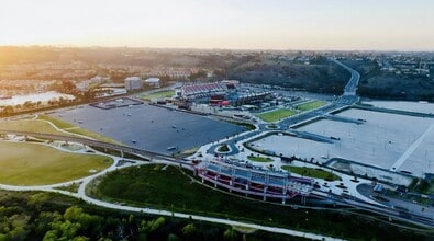 Friars Rd, San Diego, CA - AERIAL  map view